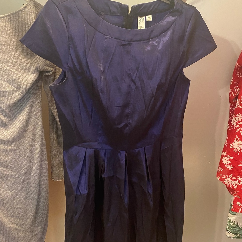 Emma & Michelle Chic a line purple dress